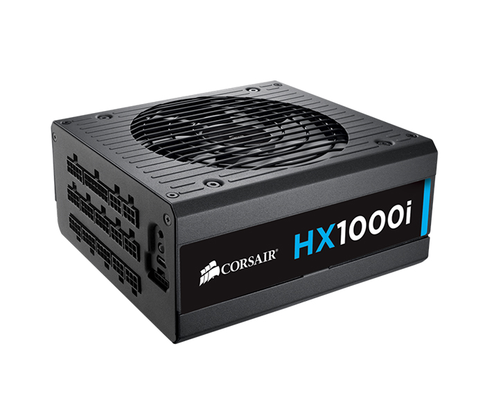 Corsair CP-9020074-UK HXi Series HX1000i High-Performance ATX 1000W 80 Plus Platinum Certified PSU - Black - Zoom Image 1