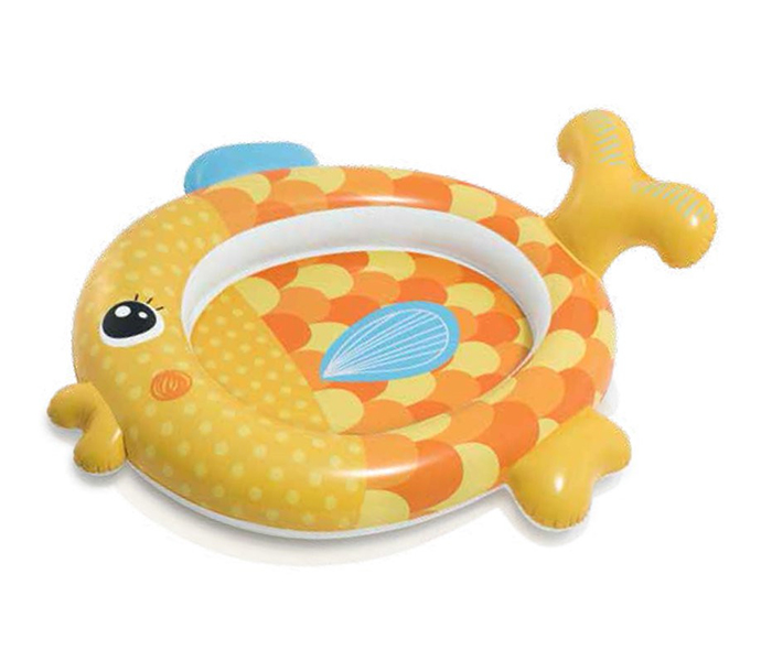 Intex ZX-57111 140 x 124 x 34CM Inflatable Friendly Goldfish Baby Pool - Zoom Image