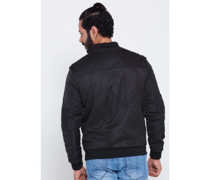 Hunder Story OU10081 Mens Biker Jacket XXL - Black - Zoom Image 1