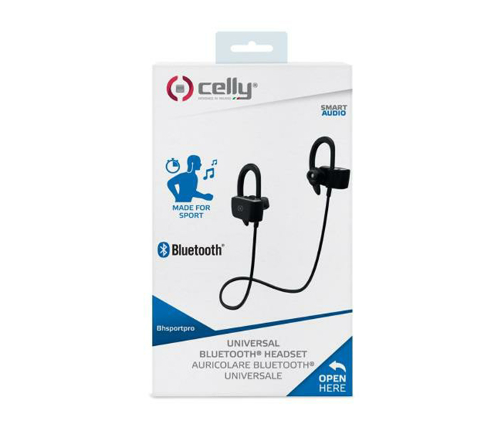 Celly BHSPORTPROBK Universal Sport Pro Bluetooth Earphone - Black - Zoom Image 4