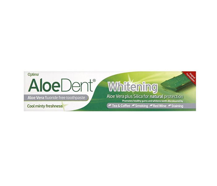 Aloedent N15229968A Aloe Vera Fluoride free Whitening Toothpaste - Zoom Image