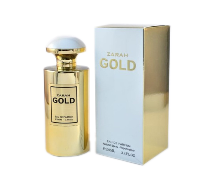 Paris 100ml Zarah Gold Eau De Parfum for Unisex - Zoom Image 2