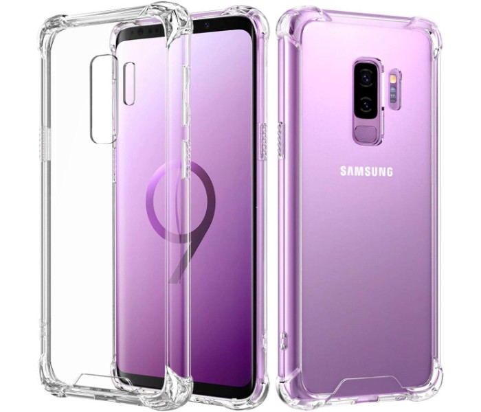 ABS Crystal Clear Reinforced Corners Shock Absorption Protection TPU Case for Samsung S9 Plus APCS9P Transparent - Zoom Image 5