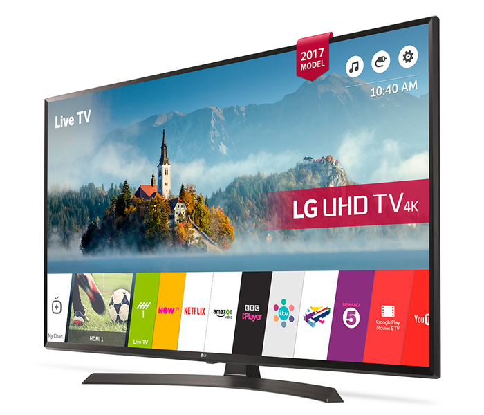 Lg 49UJ634v 49 inch 4K Ultra HD Black - Zoom Image 3