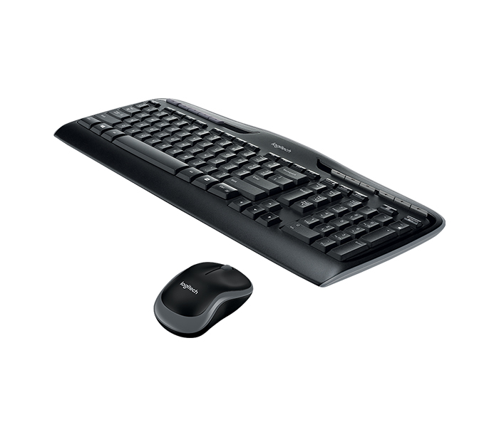 Logitech 920-003983 MK330 Combo Wireless Keyboard & Mouse - Arabic, Black - Zoom Image 2