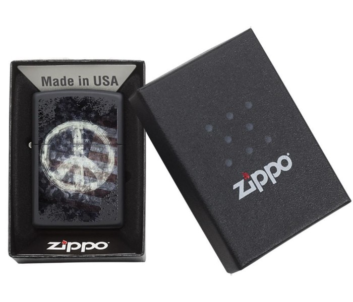 Zippo 28864 Peace On Flag Lighter Multicolor - Zoom Image 2