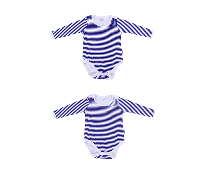 Baby Plus BP2505B 3-6M Long Sleeve Body Suit - 5 Pieces - Zoom Image 1