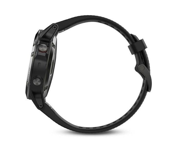 Garmin Fenix5 Multi Sport Smart Watch With Silicone Band  - Black - Zoom Image 1