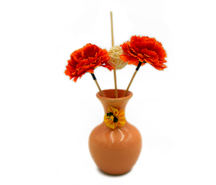 Reed AR-114-1 Decorative Floral Diffuser - Orange - Zoom Image 1