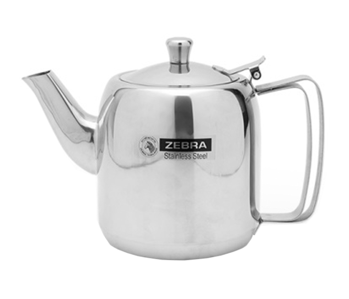 Zebra ZE-113407 Stainless Steel 1.5 L Tea Pot with Filter Silver - Zoom Image