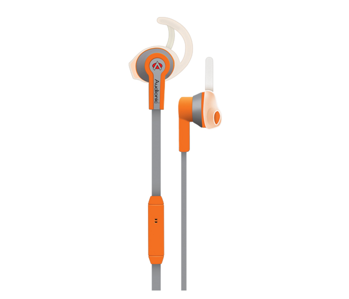 Audionic SE-35 Sporty Earbuds Earphone - Orange - Zoom Image 2