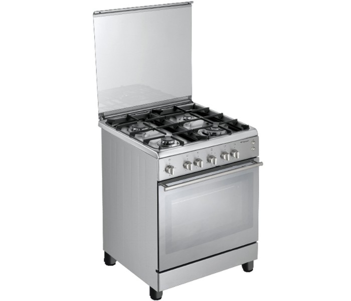 Bompani BO613MF/L 60 x 60 cm 4 Gas Burner and Oven with Triple Ring Burner Stainless Steel - Zoom Image