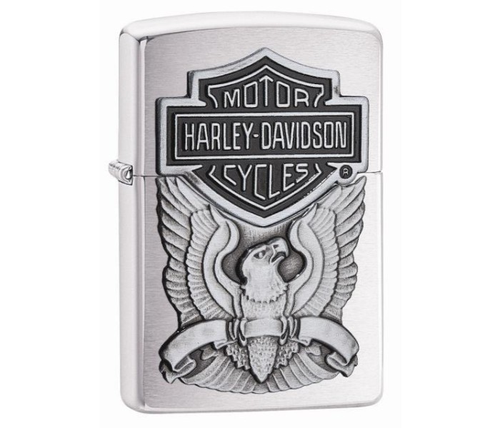 Zippo 200HD H284 98 Harley Davidson Motor Cycles Lighter Silver - Zoom Image 2