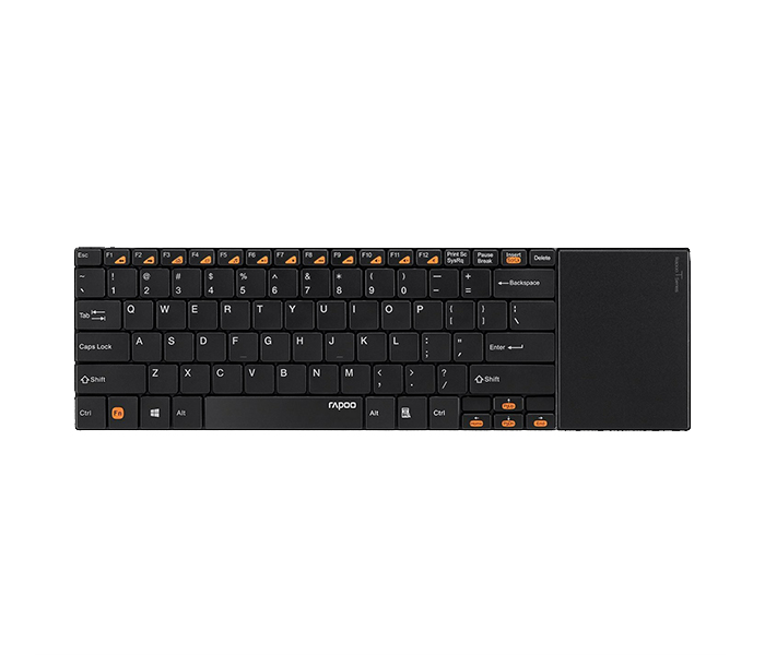 Rapoo E9180P Ultra-Slim Wireless Keyboard with Smart Touchpad - Black 12517 - Zoom Image 3