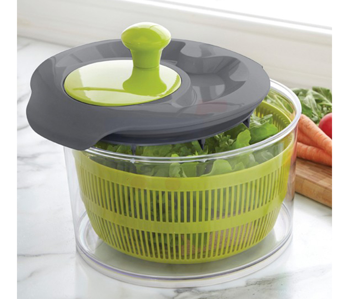 Royalford RF8742 Jumbo Salad Spinner- Green - Zoom Image 1