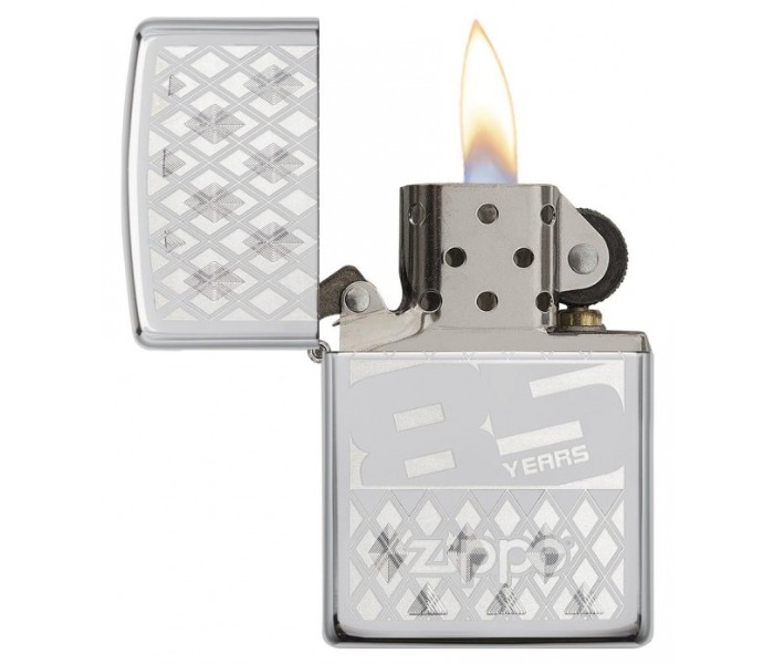 Zippo 29438 250 85th Anniversary Lighter Silver - Zoom Image 1