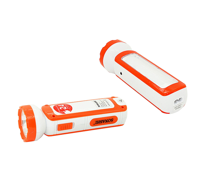 Sonashi SPLT-114 2-In-1 Rechargeable LED Torch with Lamp - Orange - Zoom Image 2