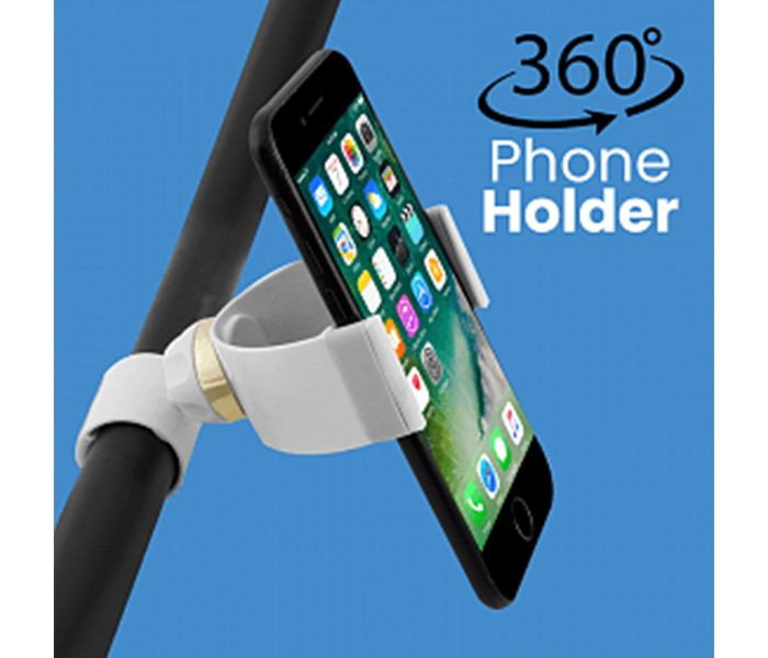 Offal BHD-148 Mount Unisport 360 Degree Rotation Multi Sports Phone Holder - White - Zoom Image 4