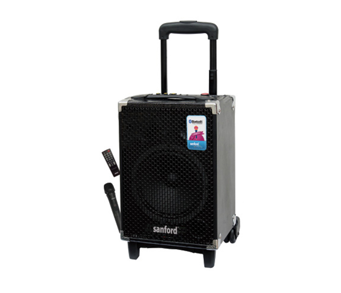 Sanford SF2257PTS BS Bluetooth Portable Trolley Speaker with Mic and LED Display - Zoom Image