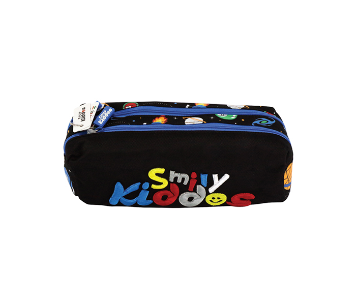 Smily Kiddos SK11003054 Twin Zipper Pencil Pouch - Black - Zoom Image 4