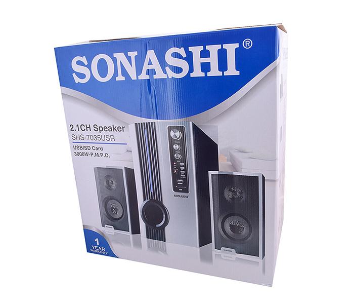 Sonashi SHS-7035-USR 2.1 Channel Woofer and Speaker with Radio, USB and SD Card Slot - Zoom Image 3