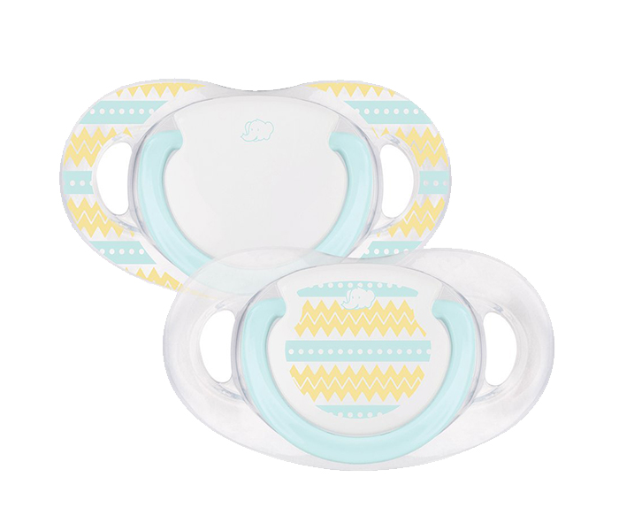 Bebe Confort 3104207500 Dental Safe Silicone Ethnic Pacifiers - 2 Pieces, Yellow & Teal - Zoom Image 5