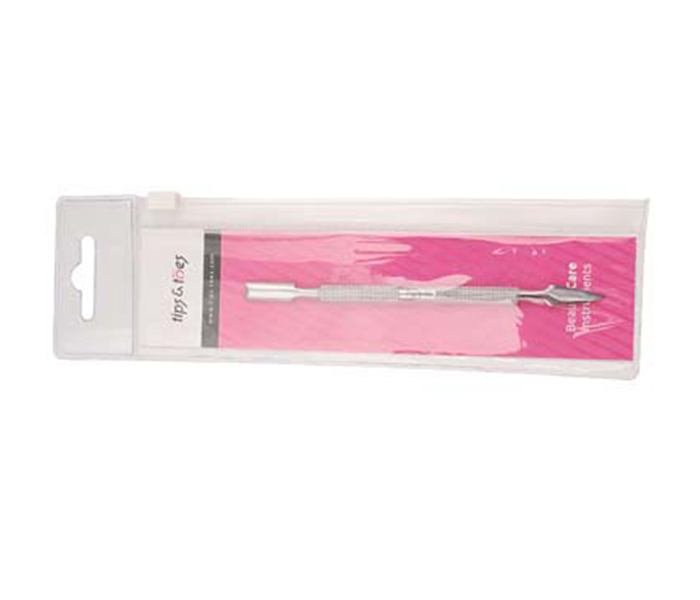 Tips & Toes TT-248 Stainless Steel Doul Ended Cuticle Pusher - Polish Finish - Zoom Image 2