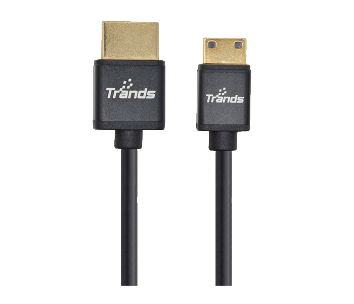 Trands TR-CA531 HDMI 2.0V Mini HDMI to HDMI Cable - Black - Zoom Image 3