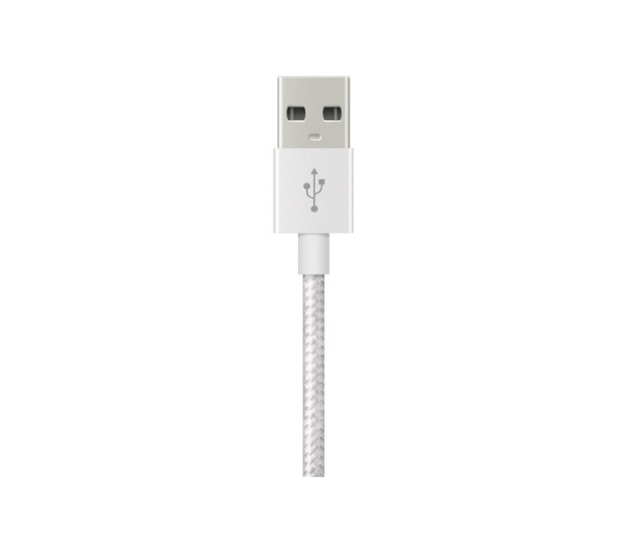 Energizer C13UBLIGSL4 1.2 Meter Hightech Metallic Lightning USB Cable - Silver - Zoom Image 1