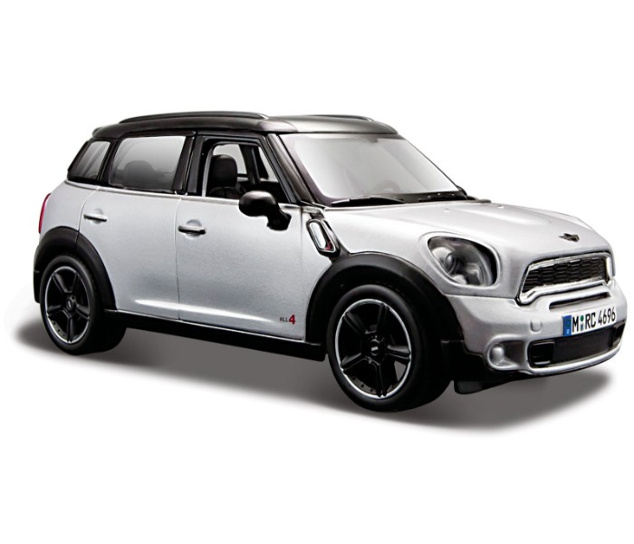 Maisto Tech 31273 1:24 SE (B) Mini Countryman Silver and Black - Zoom Image