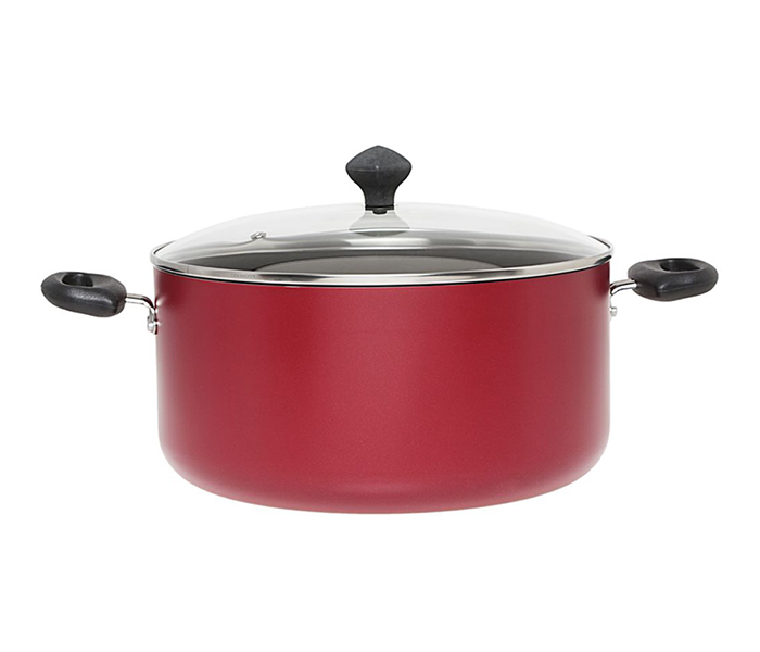 Prestige PR21822 17 Pieces Aluminum Non-Stick Cookware Set, Red - Zoom Image 1