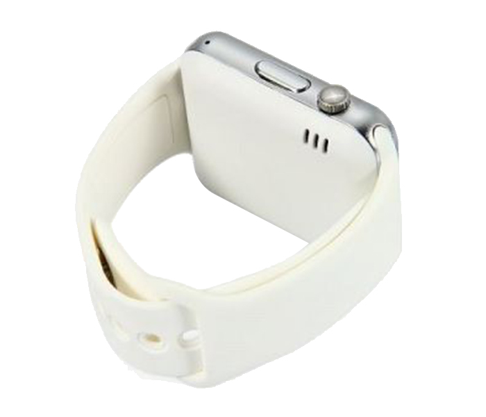 Smart W008 2030 Silicone Smart Watch with Camera - White - Zoom Image 1