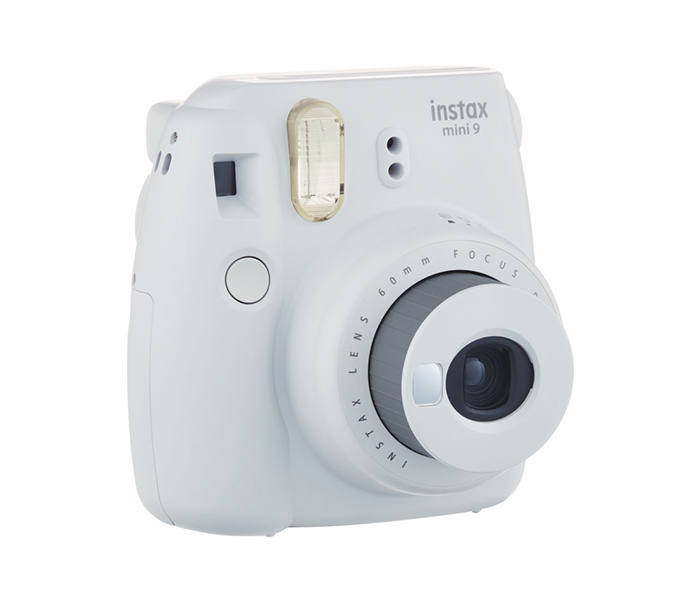 Fujifilm Instax Mini 9 Instant Camera with 10x2 Mini Film - Smoky White - Zoom Image 2