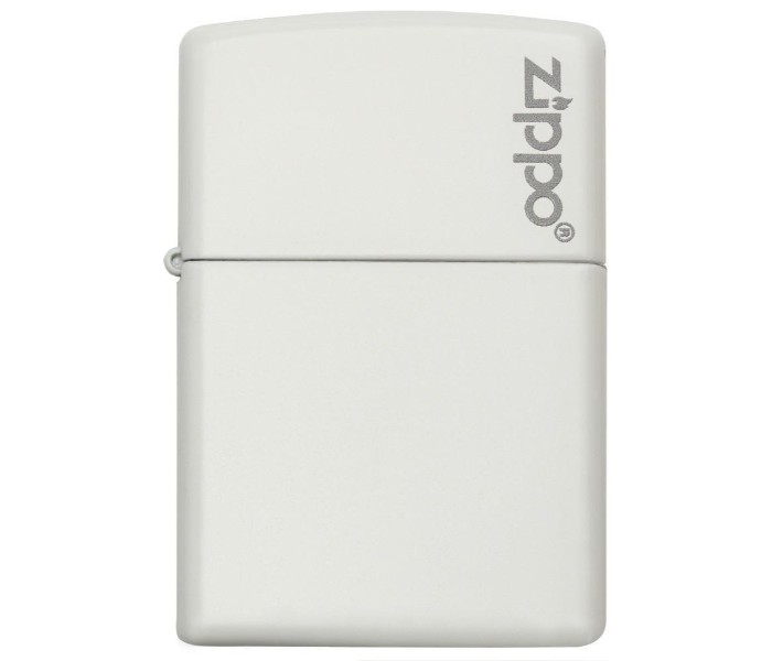 Zippo 214ZL-720060737  Zippo Logo Lighter White - Zoom Image 4