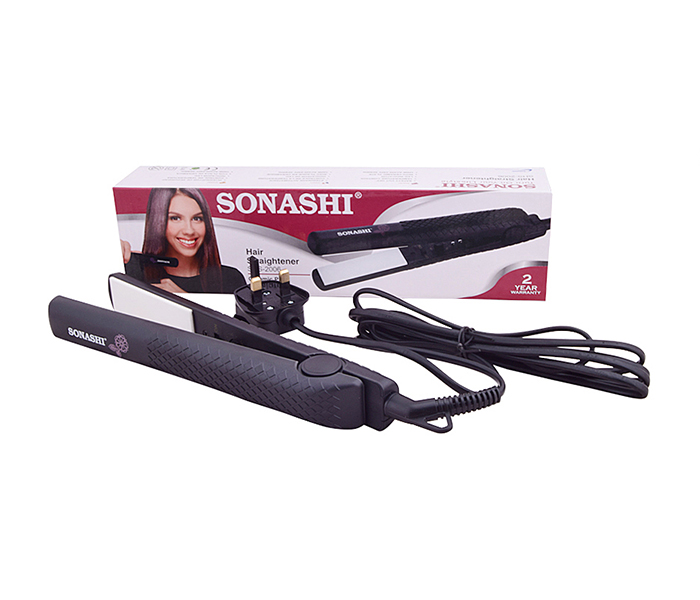 Sonashi SHS-2006 Ceramic Hair Straightener, Black - Zoom Image 2