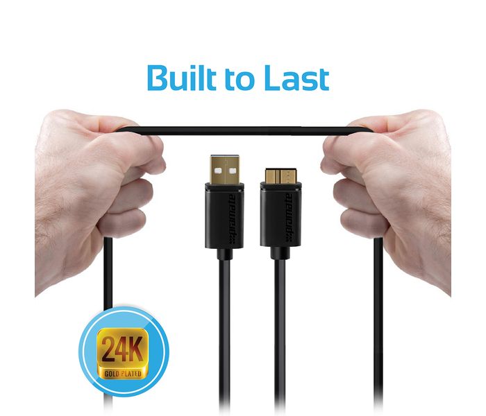 Promate LinkMate-H1 Premium 24K Gold Plated HDMI Cable - Black - Zoom Image 7