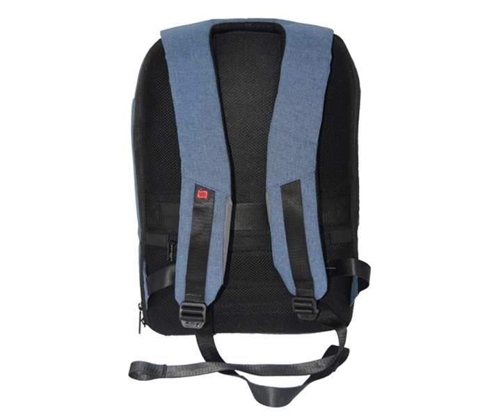 Dasfour AR-096-2 Anti-theft Backpack  Laptop With USB Charge 16 Inches - Blue - Zoom Image 3