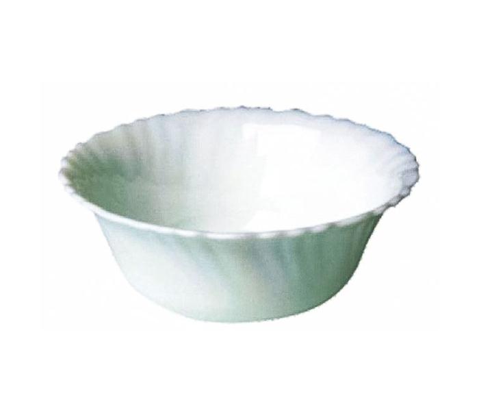 Royalford RF4530 4.5-inch Opal Ware Spin Bowl - White - Zoom Image