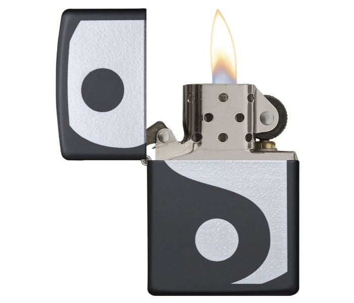 Zippo 24472 218 Ying and Yang Lighter Black and Silver - Zoom Image 1