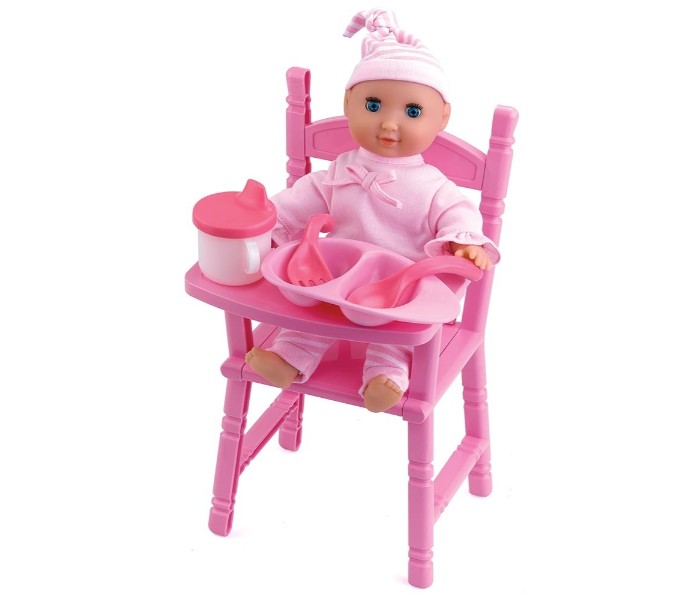 Dolls World 8557 25cm Feeding Time Freya Pink - Zoom Image 4