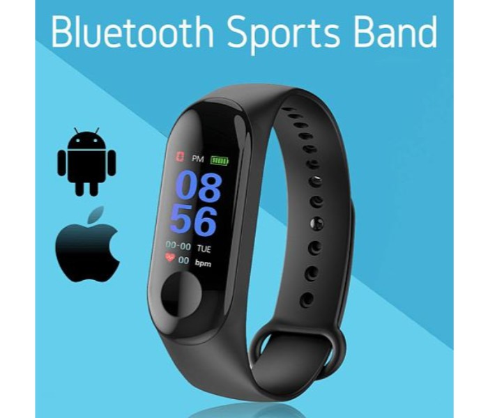 Fitness Tracking M3 Sporty Bracelet and Twin Bluetooth Headset with Power Bank SB54 Assorted - Zoom Image 1