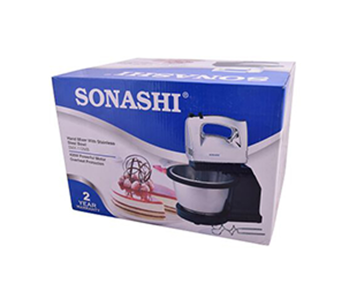 Sonashi SMX-112MB(VDE) 250W Hand Mixer - Silver - Zoom Image 2