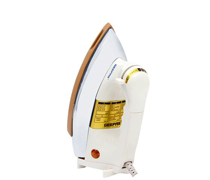 Geepas GDI7722 Non-Stick Golden Teflon Dry Iron - Zoom Image 3