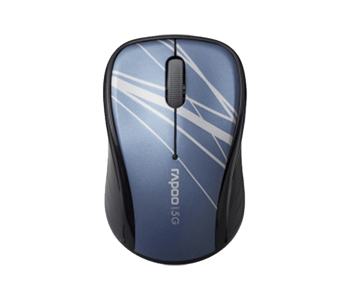 Rapoo 3100P 5GHz Wireless Optical Mouse - Lake Blue - Zoom Image 2