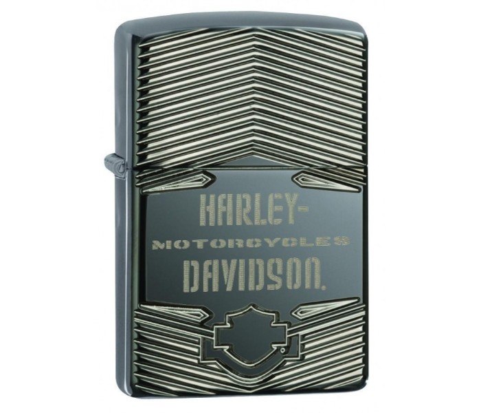 Zippo 29165 24095 Harley Davidson Lighter Black - Zoom Image