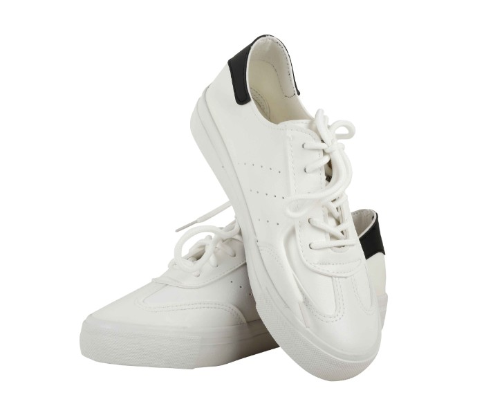 Ladies Stylish Comfort Shoes 37 UK 31649 White and Black - Zoom Image 3