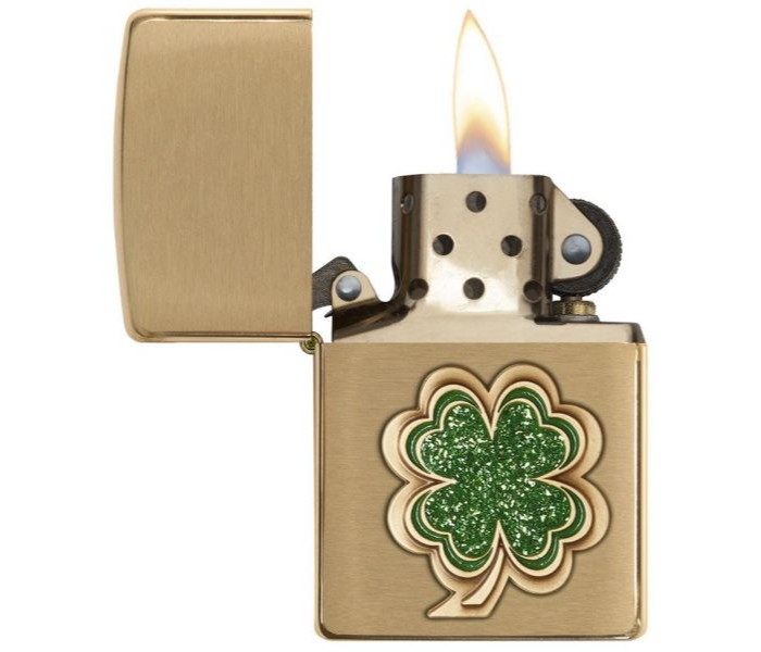 Zippo 29206 200 Shamrock Lighter Gold - Zoom Image 1