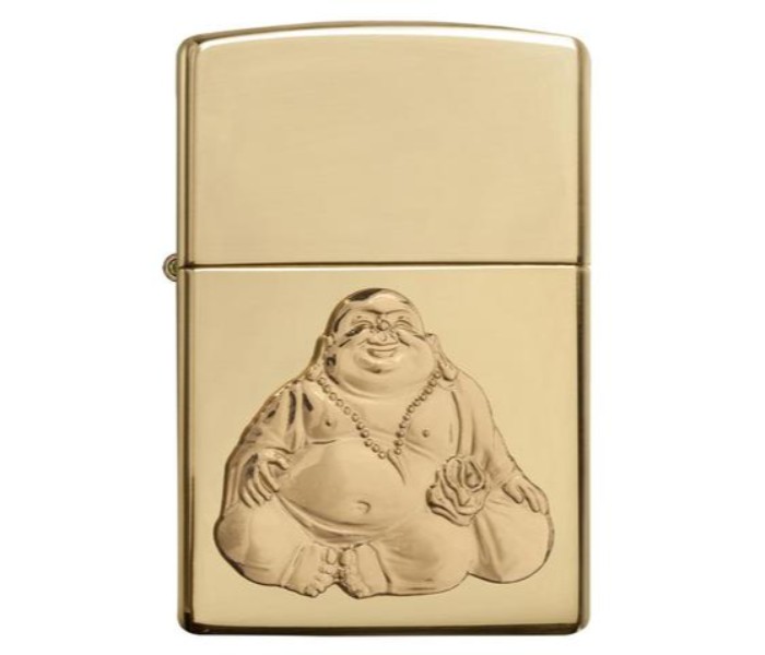 Zippo 29626 254B Laughing Buddha Emblem Lighter Gold - Zoom Image 4