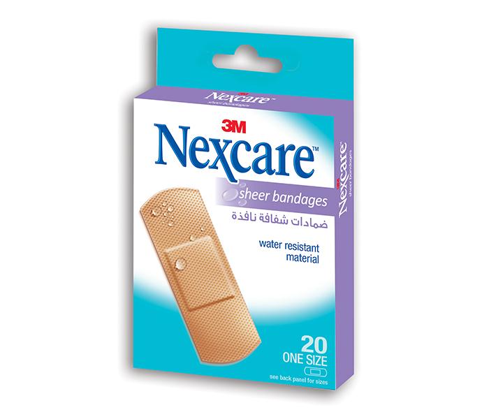 3M Nexcare 656-20 Sheer Water Resistant Bandages - 20 Piece - Zoom Image