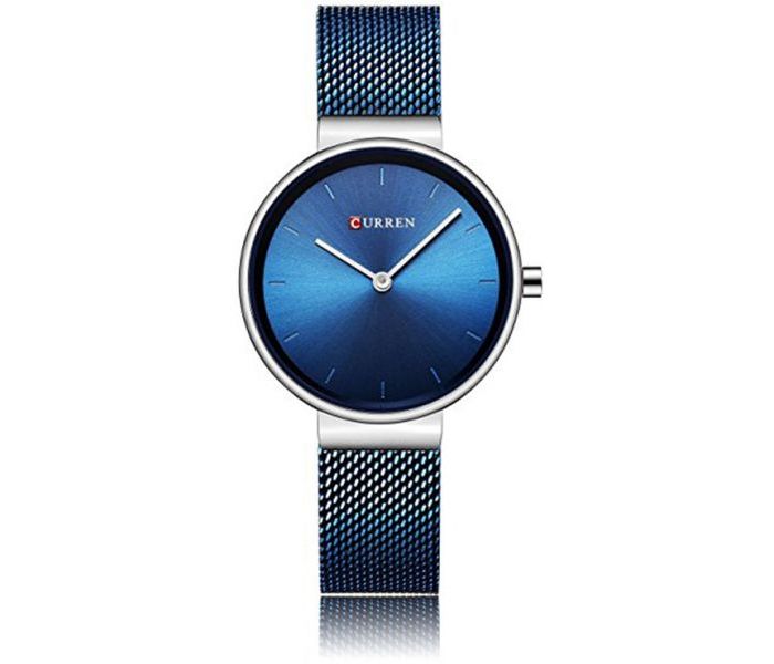 Curren 9016 Stylish Quartz Watch For Women Blue - Zoom Image